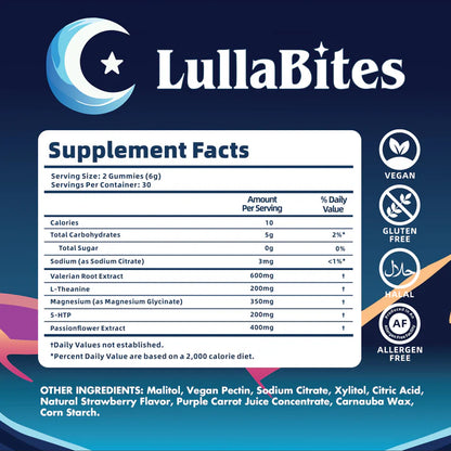 Lullabytes - Natural Sleep Gummies